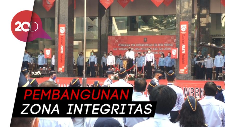Yasonna Targetkan 70% Satuan Kerja Kemenkum HAM Raih WBK-WBBM 2020