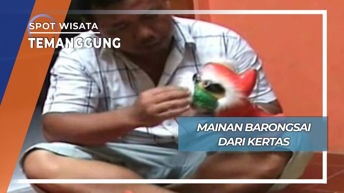 Mainan Barongsai dari Kertas, Temanggung