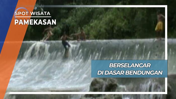 Berselancar di Dasar Bendungan, Pamekasan