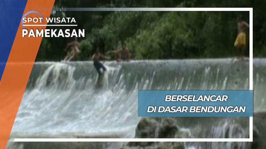 Berselancar di Dasar Bendungan, Pamekasan