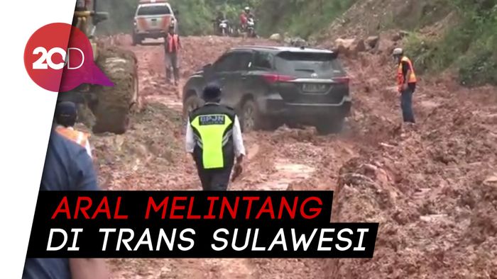 Jalan Trans Sulawesi Rusak Parah, Kendaraan Sulit Melintas!