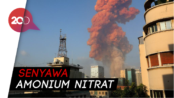 Ledakan di Beirut Lepaskan Gas Beracun