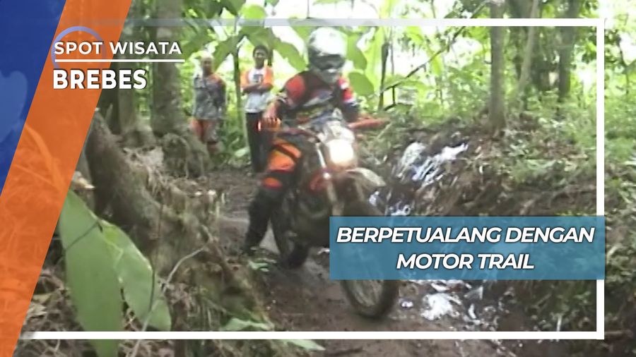 Berpetualang dengan Motor Trail, Brebes