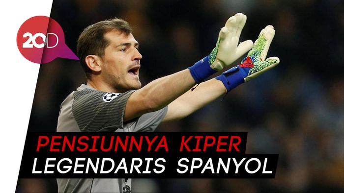 Iker Casillas Pensiun, Ini Aksi Kerennya di Bawah Mistar Gawang