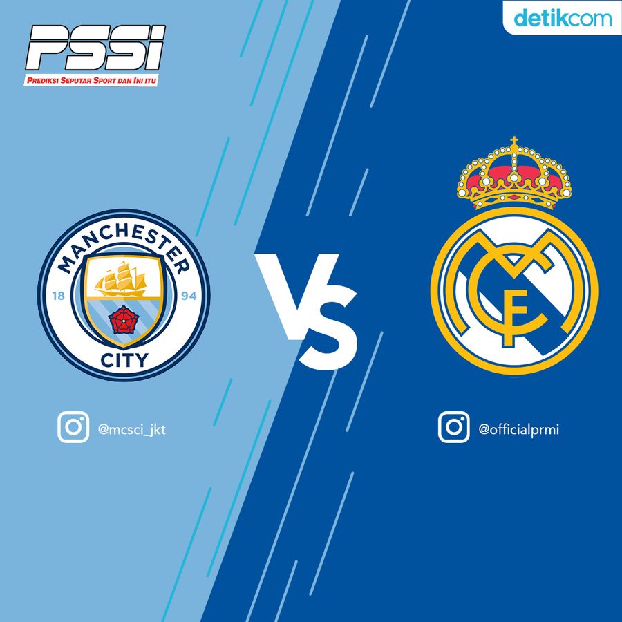 Prediksi Liga Champion: Manchester City VS Real Madrid Prediksi Liga Champion: Manchester City VS Real Madrid