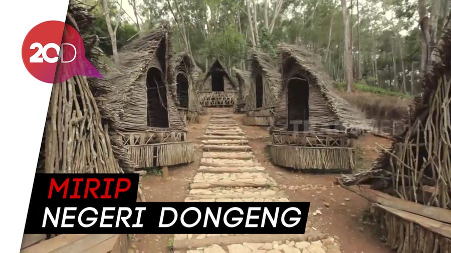 Rumah Hobbit dan Rumah Kerucut di Seribu Batu Songgo Langit