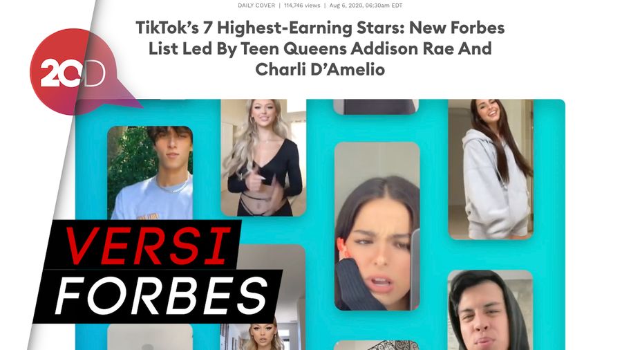 Daftar Seleb TikTok dengan Penghasilan Terbesar di Dunia
