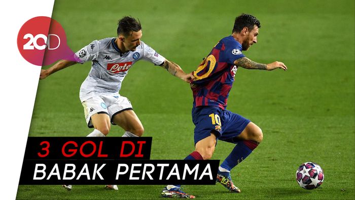 Barcelona Tendang Napoli dari Liga Champions