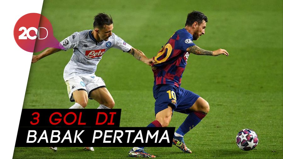 Barcelona Tendang Napoli dari Liga Champions