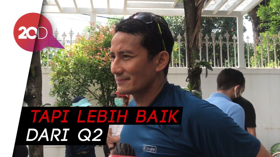 Sandiaga Prediksi Pertumbuhan Ekonomi RI di Q3 Masih Minus