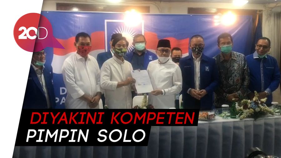 Gibran-Teguh Terima Rekomendasi Pilkada Solo dari PAN