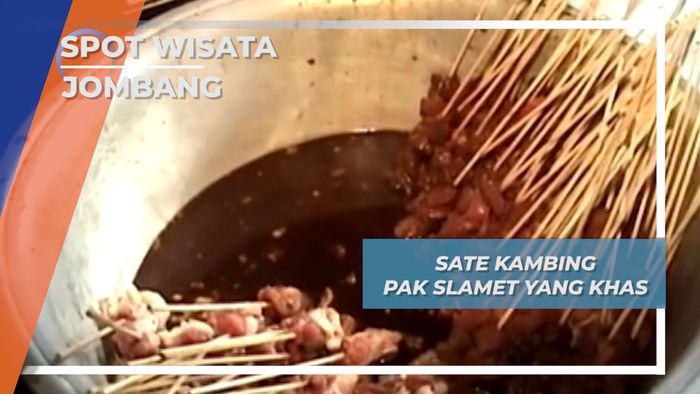 Kuliner Wajib Jombang, Sate Kambing Pak Slamet 