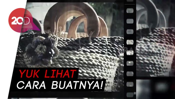 Keren! Tas Ini Dibuat dari Eceng Gondok
