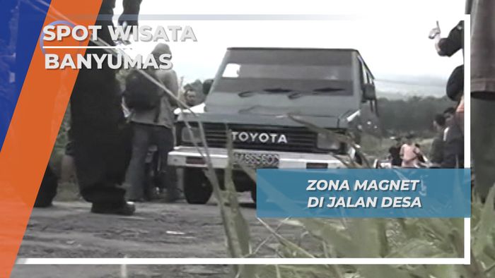 Zona Unik, Mobil Bergerak Sendiri di Jalan Desa Limpakuwus Sumbang Banyumas