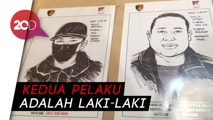 Dicari! Ini Sketsa Wajah Pelaku Penembakan Maut di Kelapa Gading