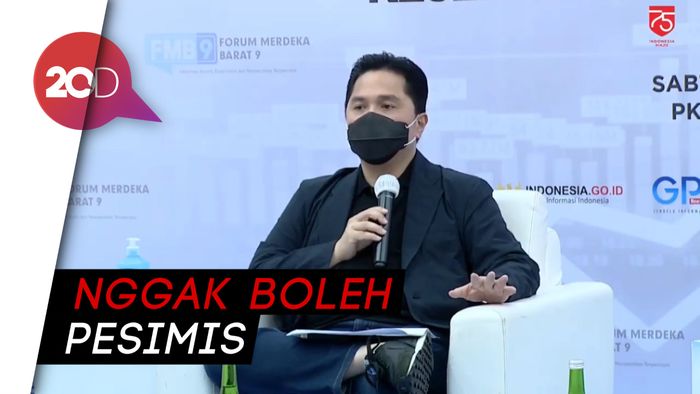 Jokowi Targetkan Ekonomi Tumbuh 5,5%, Erick: Kita Punya Modal Kuat!