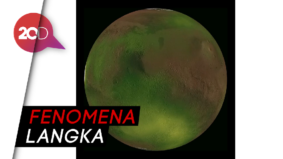 Penampakan Mars yang Pancarkan Sinar UV