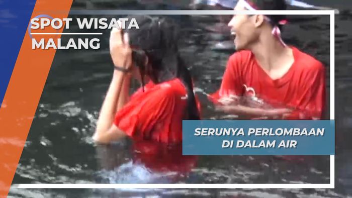 Hari Kemerdekaan, Adu Tari Tambang Di Bawah Air Malang