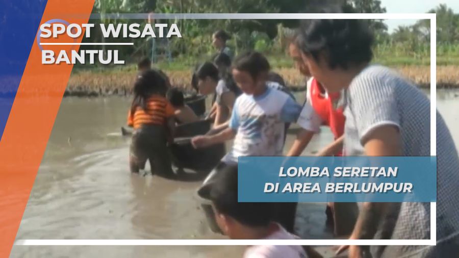 Seru Merdeka, Lomba Seret Istri di Lumpur Bantul
