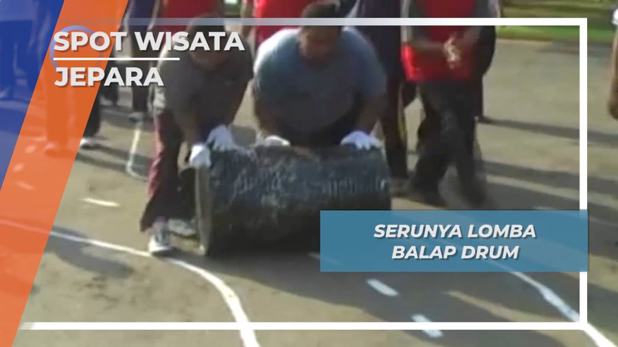 Seru Merdeka, Lomba Dorong Balap Drum Jepara
