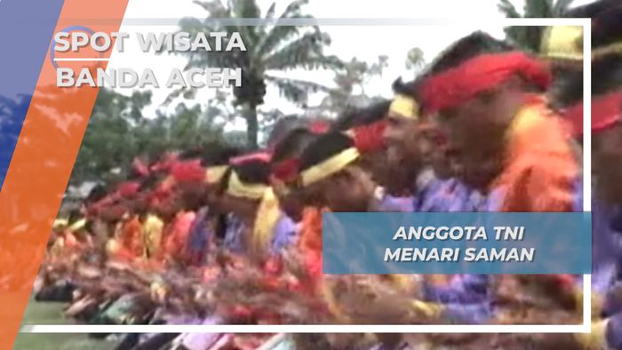 Anggota TNI Menari Saman, Banda Aceh