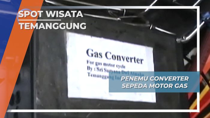 Kreasi Unik Temanggung, Sepeda Motor Gas