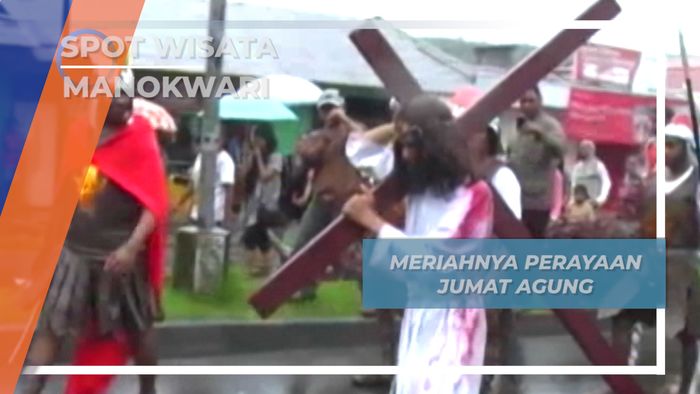 Meriahnya Perayaan Jumat Agung, Manokwari