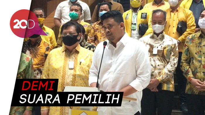 Didukung Golkar, Bobby Janji Akan Jadi Eksekutor Perubahan di Medan
