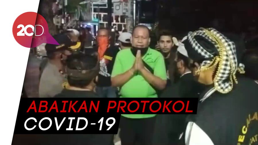 Detik-detik Perayaan Ultah SID di Bali Dibubarkan Polisi