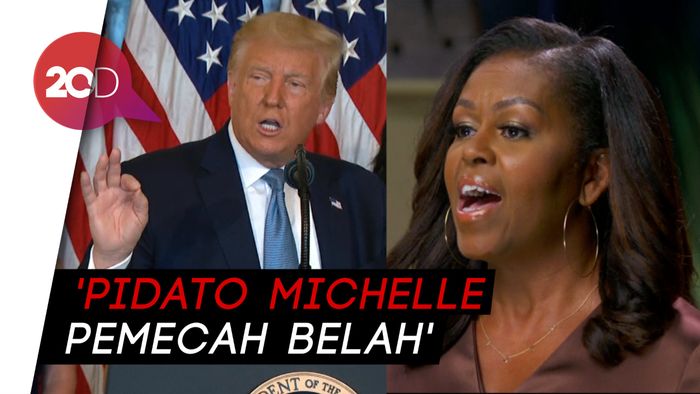Trump Jawab Kritikan Pedas Michelle Obama