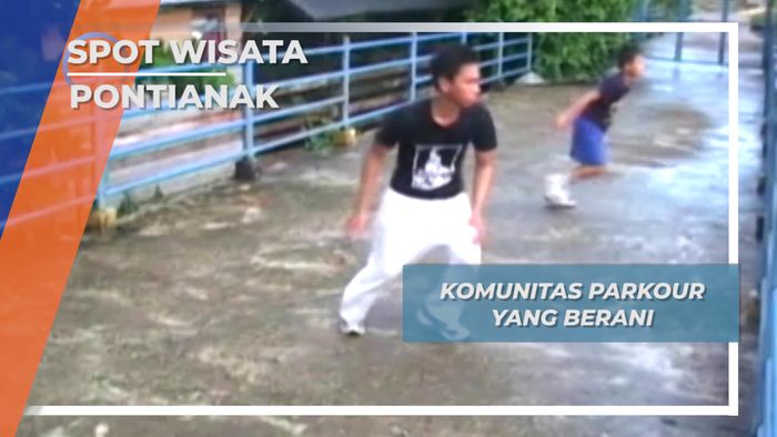 Aksi Komunitas Parkour yang Berani, Pontianak
