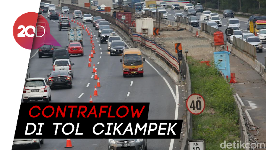 Arus Lalin Padat, Contraflow Diberlakukan di Tol Cikampek