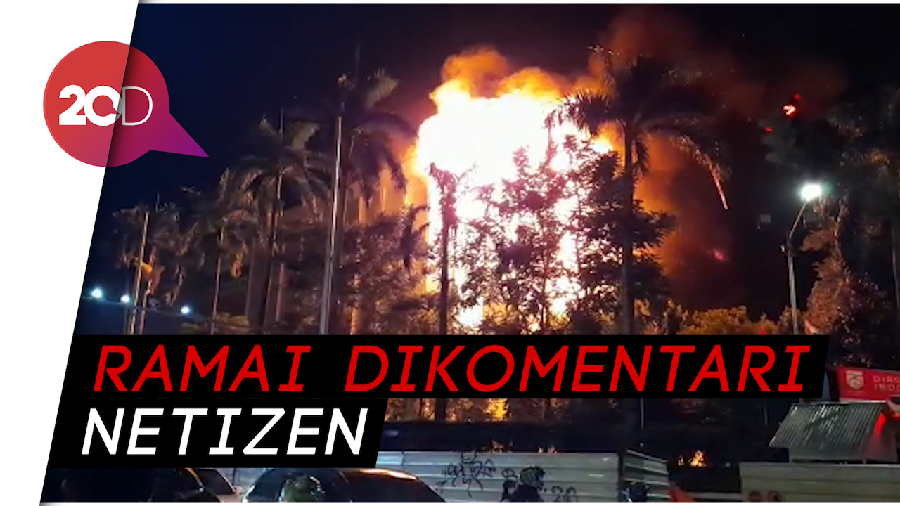 Kebakaran, Gedung Kejagung Jadi Trending Topic di Twitter