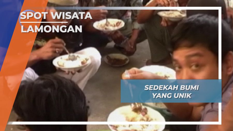 Sedekah Bumi Desa Dibee di Makam Mbok Roro Bojo Kali Tengah Lamongan