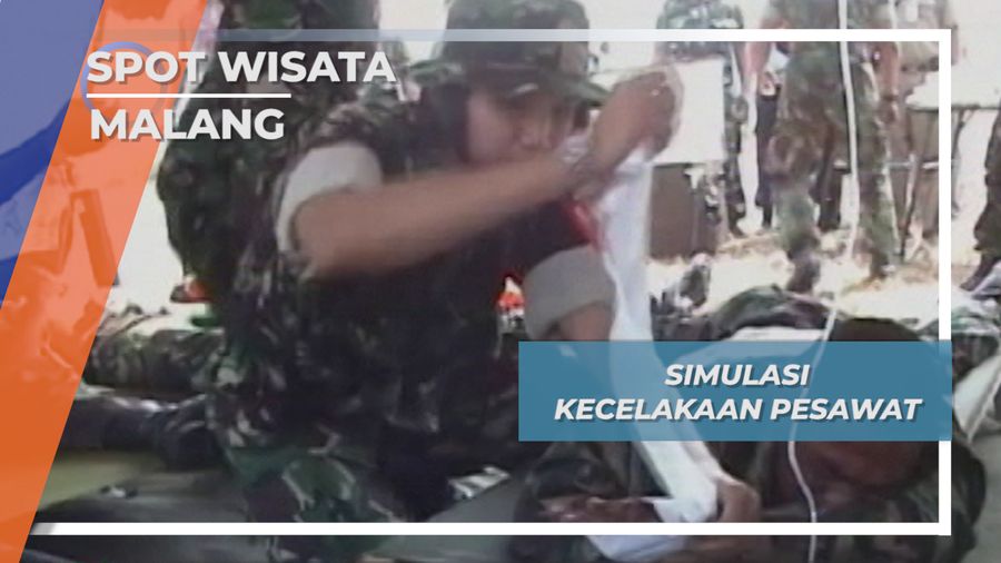 Simulasi Kecelakaan Pesawat, Malang
