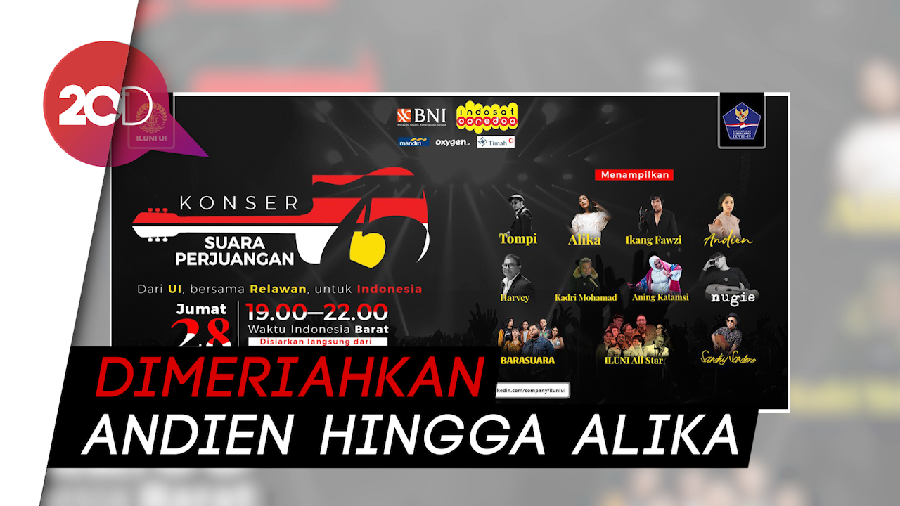 Konser 75 Perjuangan, Bentuk Apresiasi untuk Relawan COVID-19