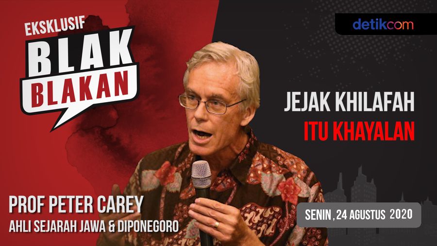 Blak-blakan Peter Carey tentang Khilafah, Sebentar Lagi