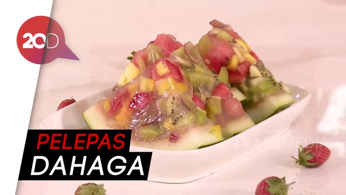 Masak Masak: Resep Puding Buah dalam Semangka