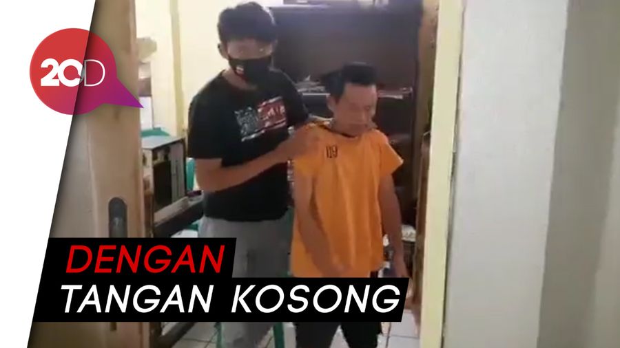 Pemuda di Sukabumi Tangkap Pencuri Bergolok