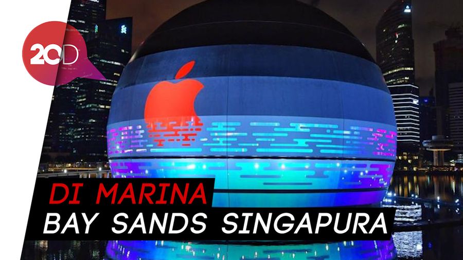 Pertama di Dunia! Melihat Apple Store Mengapung di Air