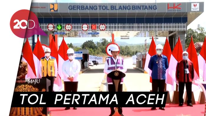 Resmikan Tol Sigli-Banda Aceh, Jokowi: Efisiensi Waktu Tempuh