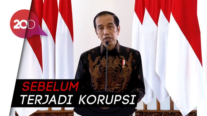 Jokowi ke KPK: Pencegahan Korupsi Harus Dilakukan Besar-besaran