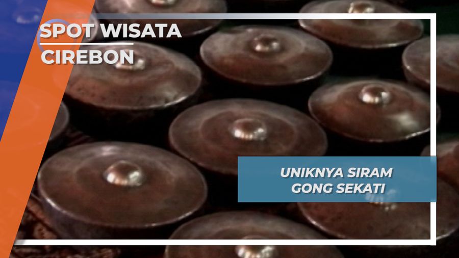 Tradisi Unik Nusantara, Siram Gong Sekati Cirebon