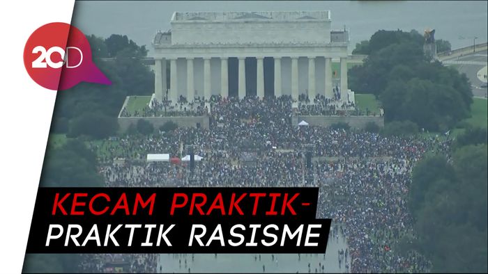 Kecam Rasisme, Ribuan Orang Berkumpul di Washington DC