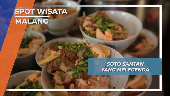 Kuliner Legendaris Sejak 1955, Soto Santan Malang