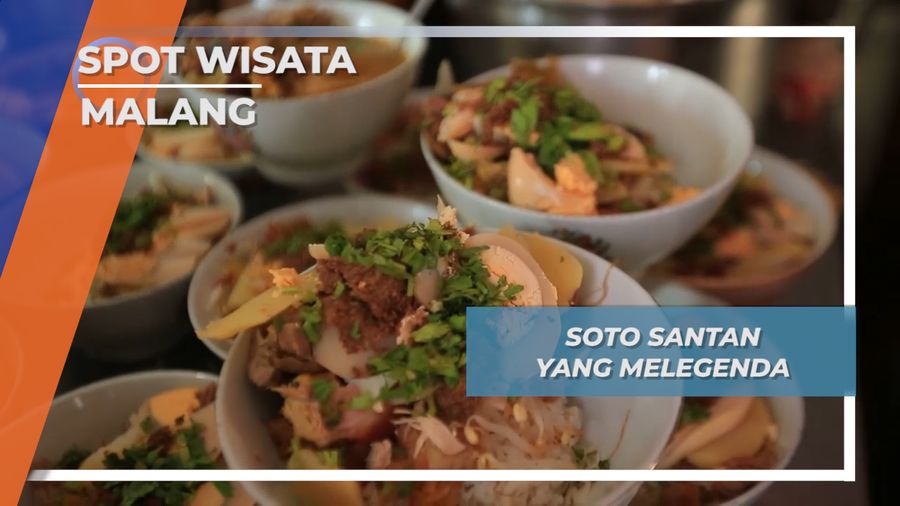 Kuliner Legendaris Sejak 1955, Soto Santan Malang
