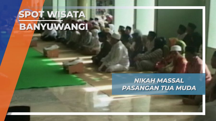 Nikah Massal Pasangan Tua Muda, Banyuwangi