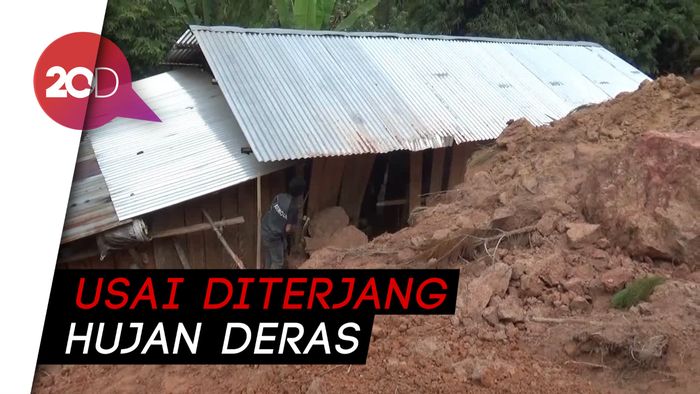Penampakan Rumah di Mamasa Rusak Parah Diterjang Longsor