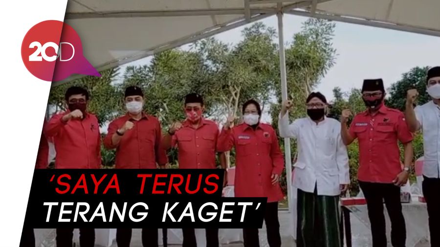 Eri-Armuji Langsung Deklarasi Usai Direkomendasi PDIP, Risma Hadir