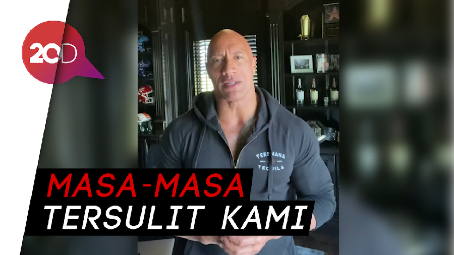 Aktor The Rock Umumkan Ia dan Keluarganya Positif COVID-19